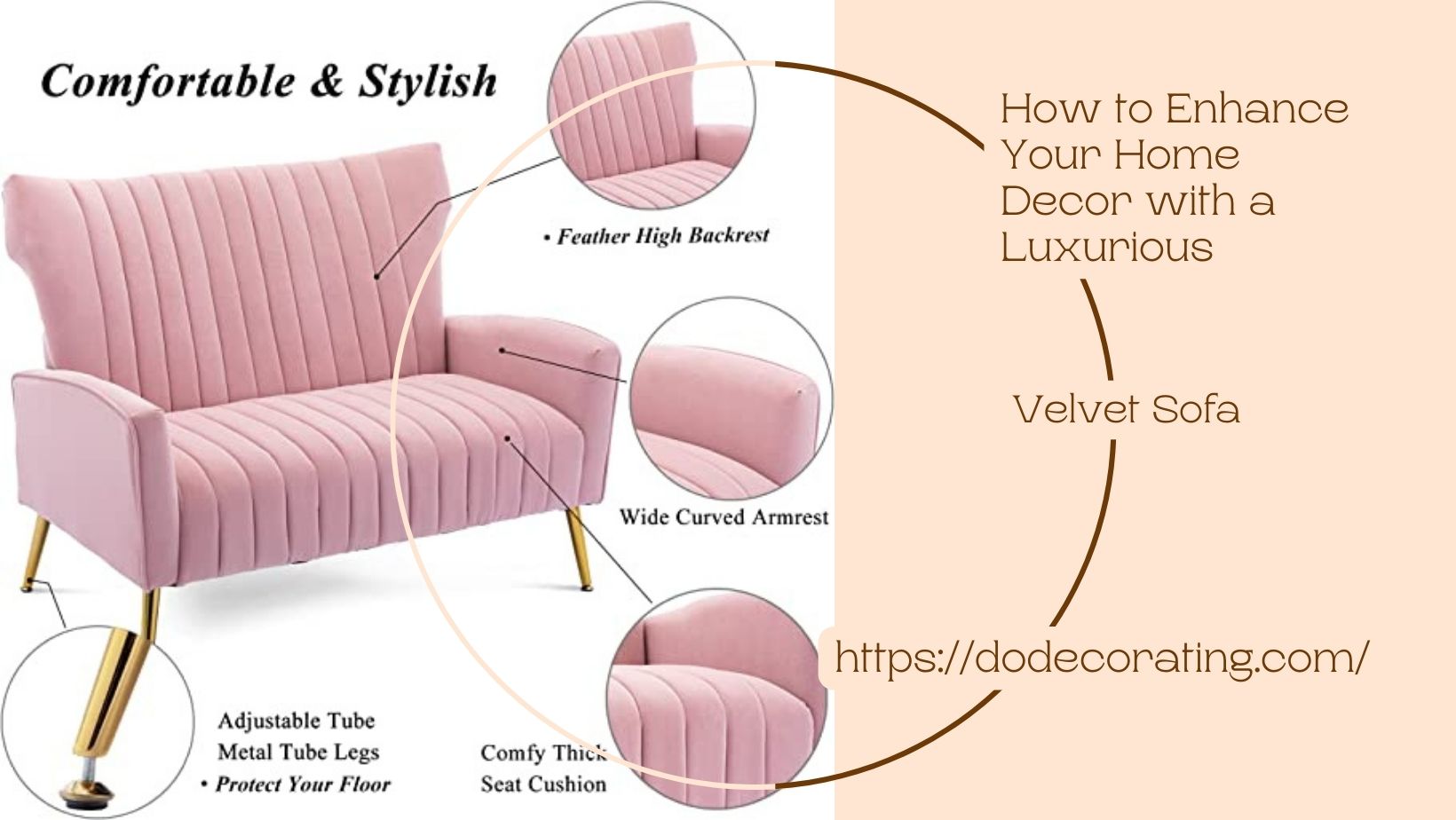 Velvet Sofa