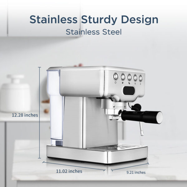 Brew Like a Barista at Home: Geek Chef 20-Bar Espresso Machine with Milk Frother