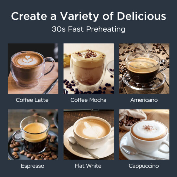 Brew Like a Barista at Home: Geek Chef 20-Bar Espresso Machine with Milk Frother