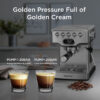 Brew Like a Barista at Home: Geek Chef 20-Bar Espresso Machine with Milk Frother