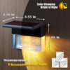 Light Up Your Evenings with Style: Waterproof RGB LED Solar Step & Fence Light for a Magical Outdoor Glow