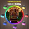Light Up Your Evenings with Style: Waterproof RGB LED Solar Step & Fence Light for a Magical Outdoor Glow