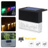 Light Up Your Evenings with Style: Waterproof RGB LED Solar Step & Fence Light for a Magical Outdoor Glow