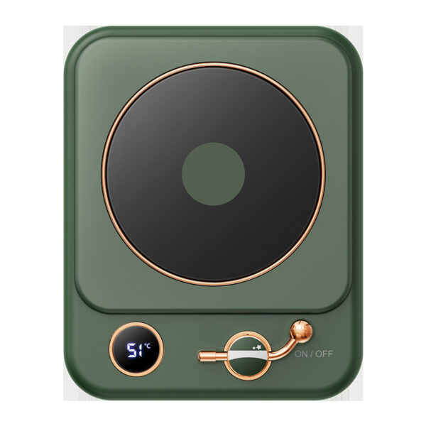 Smart Milk Warmer Coaster with Digital Display – Electric Mug Heating Pad for Coffee, Tea & Baby Bottles (25W Constant Temperature)